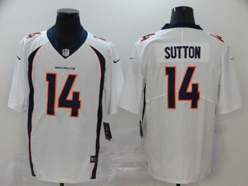 Nike Broncos 14 Courtland Sutton White Vapor Untouchable Limited Jersey,We sell and wholesale Nike Broncos 14 Courtland Sutton White Vapor Untouchable Limited Jersey on line form chian!
